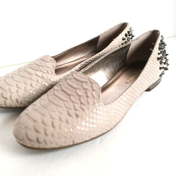 Arturo Chiang Studded Taupe Flat sz 8.5 - Picture 3 of 12